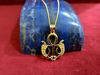 Picture of Filigree Gold Ankh Flanked By Wadjet Necklace