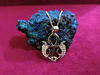 Picture of Filigree Gold Ankh Flanked By Wadjet Necklace