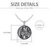 Picture of Sterling Silver God Anubis Necklace Ancient Egypt God