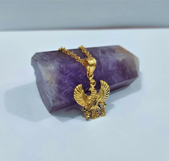 Picture of Gold Winged God Horus Necklace