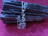 Picture of God Horus On The Throne Silver Necklace