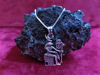 Picture of God Horus On The Throne Silver Necklace