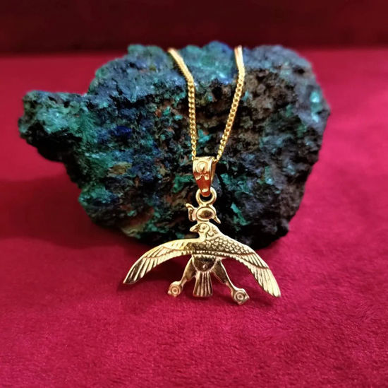 Picture of Gold God Horus Sky Ruler Necklace