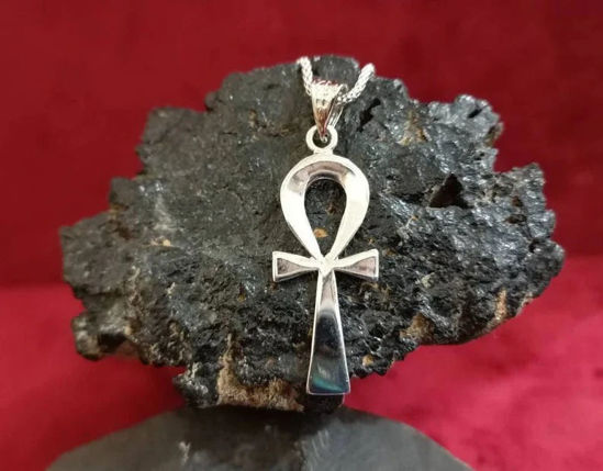 Picture of Royal Ankh Silver Necklace