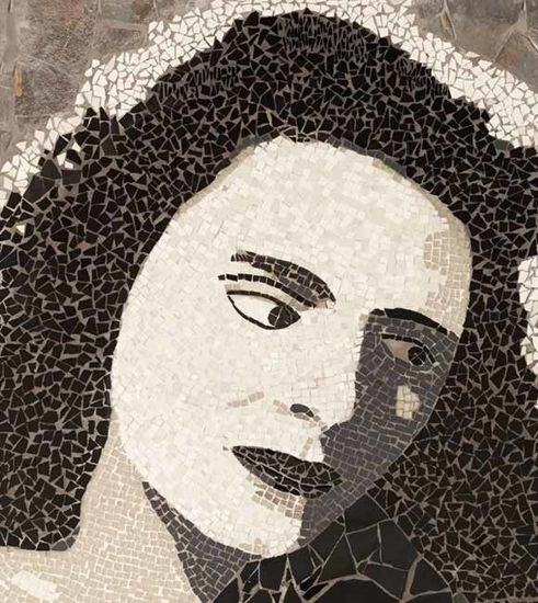 Picture of Amália Rodrigues, Portugal's Queen of Fado MOSAIC Wall hanging or Square tabletop