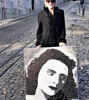 Picture of Amália Rodrigues, Portugal's Queen of Fado MOSAIC Wall hanging or Square tabletop