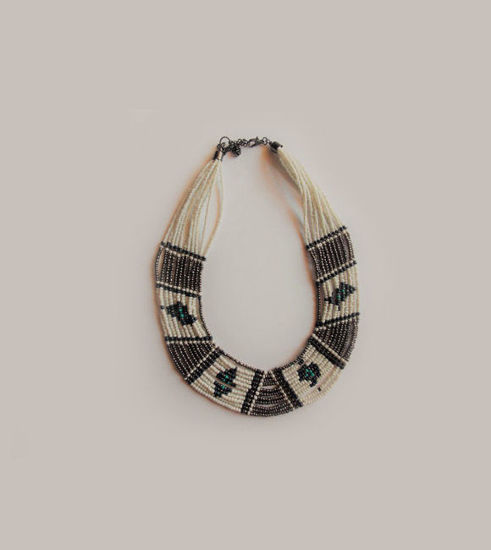 Picture of Handmade Maasai Necklace with Fine Beadwork