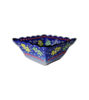 Picture of Turkish Ceramic Bowl with Flower Motifs Royal Blue Handcrafted Ceramic Ayennur Decorative Bowl Small Serving Bowls
