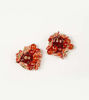 Picture of Red Bouquet Clip Earrings