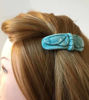 Picture of Light Ceramic Turquoise Clip hair