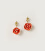 Picture of Earrings with Red Rose