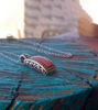 Picture of Solid Silver Pink Coral Handcrafted Necklace, Solid Silver Necklace,Tribal Necklace,Handcrafted Silver