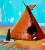 Picture of Teepee Real Leather Handcrafted incense burner
