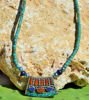 Picture of The Most Beautifull Handmade Tribal Free Spirit Boho Mystica Turquoise Coral Lapis Lazuli Stainless Steel Beads Necklace