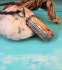 Picture of Rainbow Druzy Crystal Filigree Pendant Handwoven Macrame Cord Tribal Shamanic Unisex Natural Chakras Healing Necklace