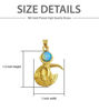 Picture of God Thoth The Scribe Gold Plated Opal Pendant