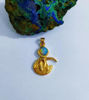 Picture of God Thoth The Scribe Gold Plated Opal Pendant