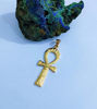 Picture of Gold Filled Key Of Life Ankh Akhenaton Prayers Pendant