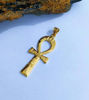 Picture of Gold Filled Key Of Life Ankh Akhenaton Prayers Pendant