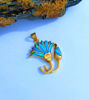 Picture of Lotus Flower Gold Filled Opal Pendant