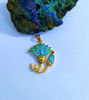 Picture of Lotus Flower Gold Filled Opal Pendant