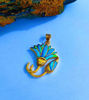 Picture of Lotus Flower Gold Filled Opal Pendant