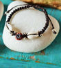Picture of Unique ArtesaniaLosMolinos Designed Vintage Glass and Silver White Brass Beads Handwoven Bracelet, Tribal Art, Spirit Connection Bracelet