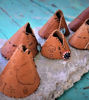 Picture of Teepee Village⇻SEVEN Genuine Leather Handcrafted Teepees ⇻ Native American Style ,Teepee home decor, Reptile Terrarium Decor, Plant Decor