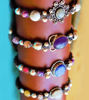 Picture of Healing Labradorite, Amethyst, Blue Quartz, Moonstone Handmade Artesania Los Molinos Design Adjustable Organic Cord Bracelet 1pc