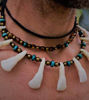 Picture of Native Tribal Necklace, Natural Tooth Necklace, Shamanic Necklace, Tribal Necklace, Buffalo Tooth Necklace, Wild Free Spirit Necklace 1pc