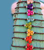 Picture of Colourful Bracelet, Chakra colours, Adjustable Bracelet, Best Friends Bracelet, Biodegradable Bracelet, Butterfly Bracelet, Mother-daughter