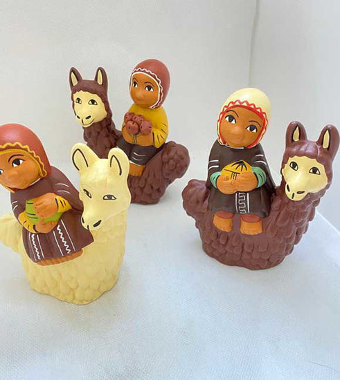 Picture of Lamas Nativity Scene.