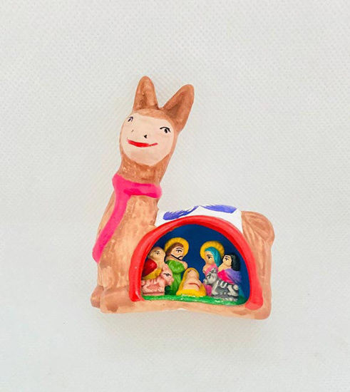 Picture of Lama Nativity Scene.