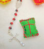Picture of Huayruro Rosary and Free Lucky Amulets.