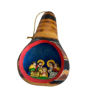 Picture of Gourd Carved.Tree Ornaments.Nativity Scene.One piece.