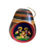 Picture of Gourd Carved.Tree Ornaments.Nativity Scene.One piece.