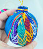 Picture of Christmas Ornaments.Ethnic Balls.