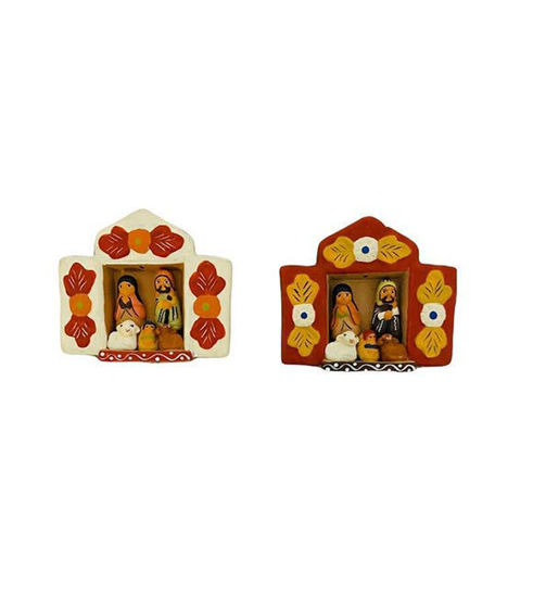 Picture of Nativity Scene Set.Tree Ornament.2 pcs.