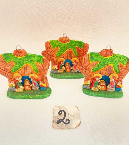 Picture of Nativity Scene.Christmas Tree Ornaments.