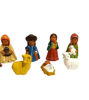 Picture of Handmade Terracotta Nativity Set – Peruvian Folk Art Holy Family Figurines (8 Piece, Hand-Painted Christmas Decor)