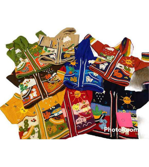 Picture of Peruvian Sweater .Arpillera.