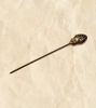 Picture of Rustic Ripple - Handcrafted Dhokra Brass Hair Pin