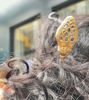 Picture of Rustic Ripple - Handcrafted Dhokra Brass Hair Pin