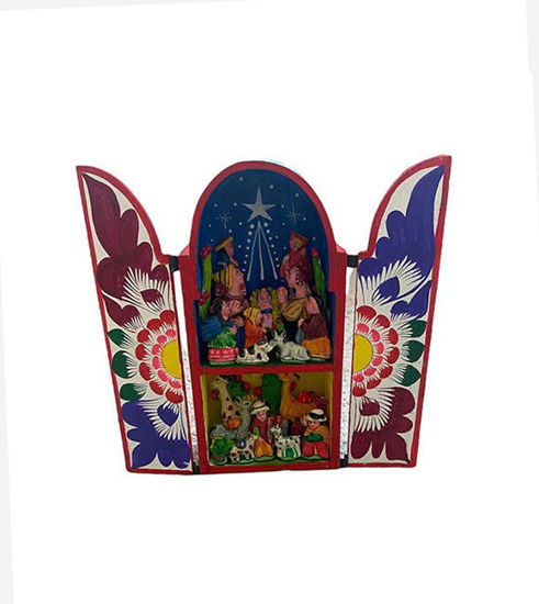 Picture of Retablo .Nativity Scene.
