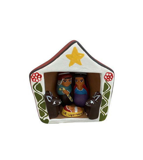 Picture of Retablo Nativity Scene.