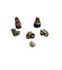 Picture of Tiny Handmade Nativity Scene (7 Piece) – Peruvian Mini Holy Family Christmas Ornament Set