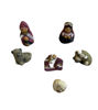 Picture of Tiny Handmade Nativity Scene (7 Piece) – Peruvian Mini Holy Family Christmas Ornament Set