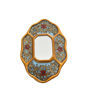 Picture of Handcrafted Cuzco-Style Peruvian Mirror | 6" Rectangle Silver Leaf Vintage Decor