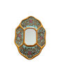 Picture of Handcrafted Cuzco-Style Peruvian Mirror | 6" Rectangle Silver Leaf Vintage Decor