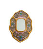 Picture of Handcrafted Cuzco-Style Peruvian Mirror | 6" Rectangle Silver Leaf Vintage Decor
